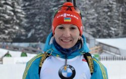 НОК Украины назвал биатлонистку Пидгрушную спортсменкой декабря