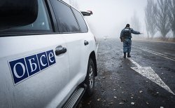В оккупированном районе Луганской области взорвали автомобиль с наблюдателями ОБСЕ