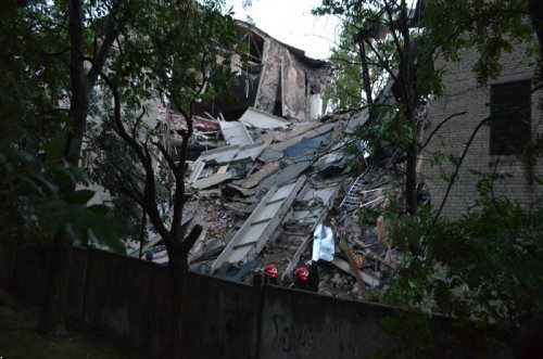 Площадь обрушения здания вуза в оккупированном Донецке составила 340 квадратных метров