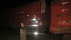 В Киевской области во время движения произошел пожар в грузовых вагонах 