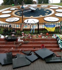 В центре Киева разбит мемориал Героям Небесной сотни 