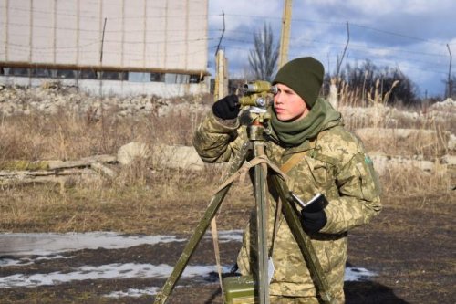 Украинские артиллеристы провели занятия с молодым пополнением в зоне отведения сил АТО