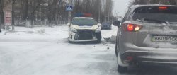 В Рубежном произошло ДТП с участием патрульных 
