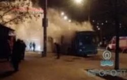 В Одессе взорвался троллейбус