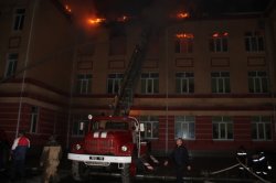 На Одесчине от удара молнии загорелась школа