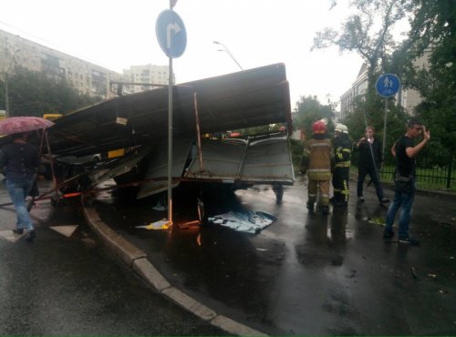 Ливень в Киеве: фото последствий