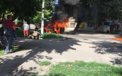 В Каменском взорвался микроавтобус с депутатом