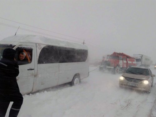 На территории Полтавской области осложнено движение транспорта