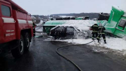 Под Винницей произошло смертельное ДТП с участием бензовозом