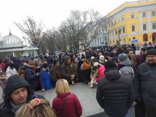 В Одессе собрали «проплаченный митинг» за вымышленного кандидата