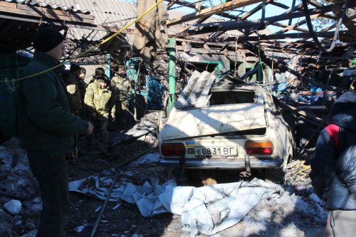 На Луганщине в ходе обстрела разрушено четыре жилых дома
