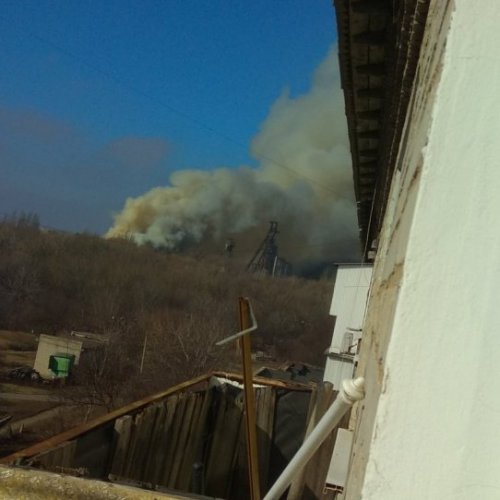 В Донецке горит шахта