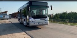 В Станице Луганской российские вандалы разрисовали автобус для пенсионеров